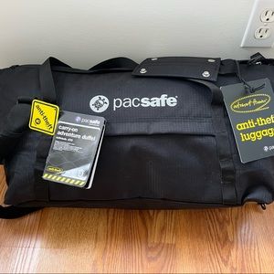 NWT Pacsafe Duffelsafe AT45 Antitheft 45L Carry-on Bag - $125